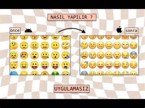 Uygulama Olmadan Android Emojileri Ios A Evirme Youtube