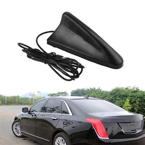 New Car Auto Roof Black Abs Shark Fin Fm Antenna Rv Stereo Radio