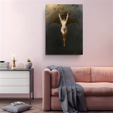 The Bat Woman La Femme Chauve Souris Albert Joseph P Not Etsy