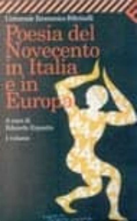 Poesia Del Novecento In Italia E In Europa Vol 1 Edición En