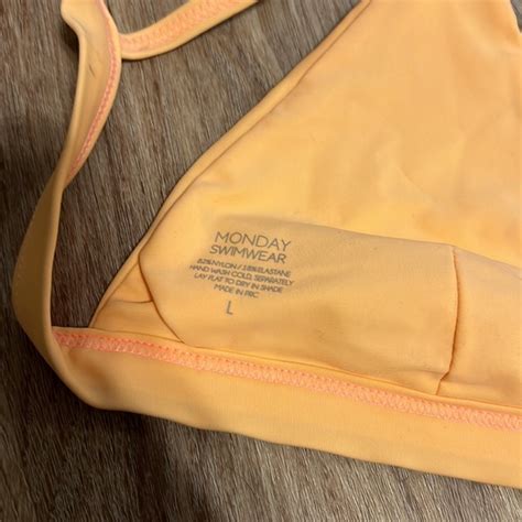 Monday Swimwear Swim Monday Swimwear Bikini Set In Blush Peach Poshmark