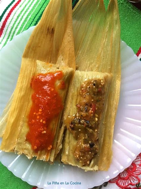 Tamales Verdes Green Chile Masa Tamal Recipe Tamales Tamale