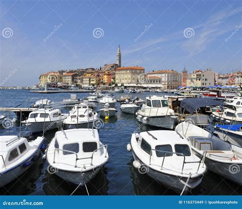 Old Center Harbor With Fishing Boats During A Summer Day Wonderful