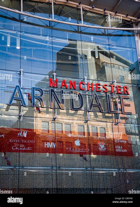 Piccadilly Reflections In Arndale Glass Walled Building Facade