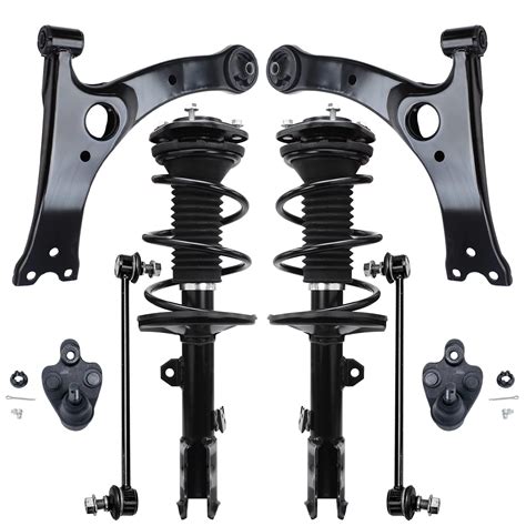 Detroit Axle 1 8L Front 8pc Suspension Kit For 2009 2013 Toyota