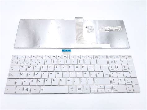 Teclado Toshiba Satellite Pro C L Blanco Piezas De Portatil