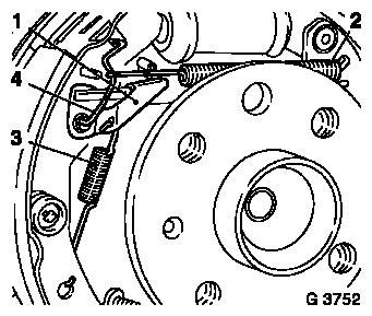 Vauxhall Workshop Manuals Astra G H Brakes Rear Wheel Brake