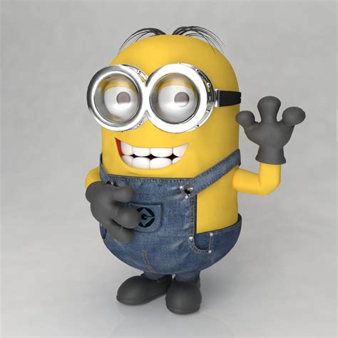 Minion Free 3D Model - .obj .mb .fbx - Free3D