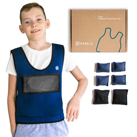 Harkla Weighted Vest For Kids Neoprene Compression Vest For 50 Off