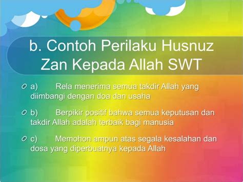 Ppt Materi Agama Islam Kelas Tentang Kontrol Diri Prasangka Baik