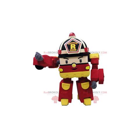 Transformers fire truck mascot - Our mascots