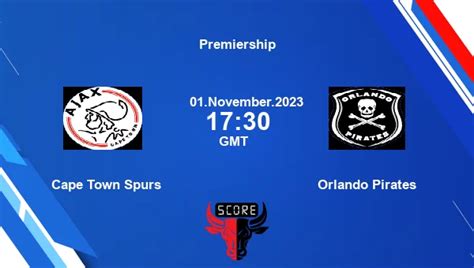 Cape Town Spurs Vs Orlando Pirates Live Score Head To Head CTS Vs ORL