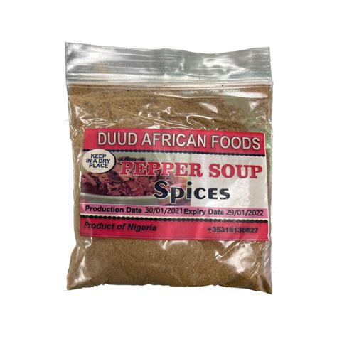 Pepper Soup Spices Duud African Foods