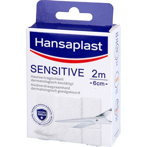 Hansaplast Sensitive Pflaster Hypoallergen 2mx6cm 1 St