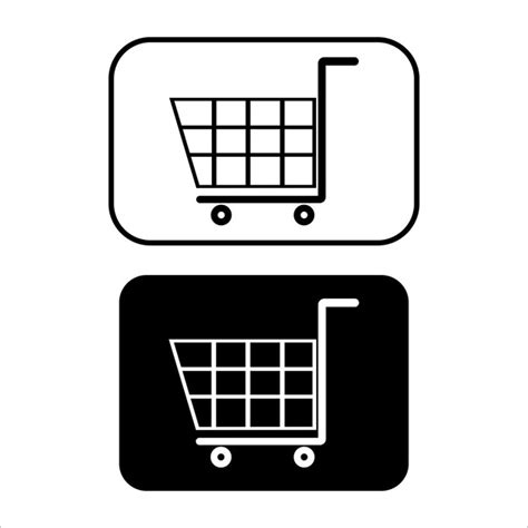 Premium Vector Vector Shopping Cart With Marketing Set Icons