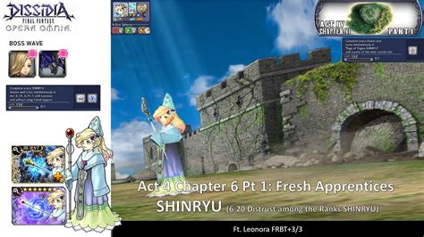 Dffoo Gl Act Chapter Pt Shinryu Leonora Solo Youtube