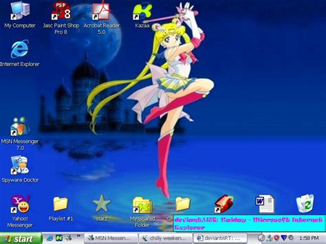 Sailor Moon Desktop By Kaiday On Deviantart