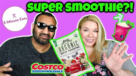 Costco Clovis Farms Organic Super Smoothie Review Youtube