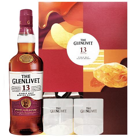 格蘭利威13年雪莉桶單一麥芽威士忌禮盒 2021春節包裝 THE GLENLIVET 13 YEARS OLD SINGLE MALT