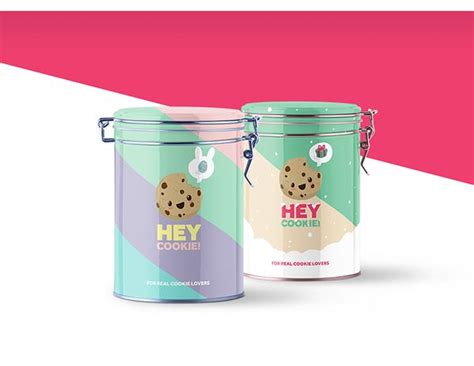 Hey Cookie Brand Identity On Behance Cookies Branding Graphic