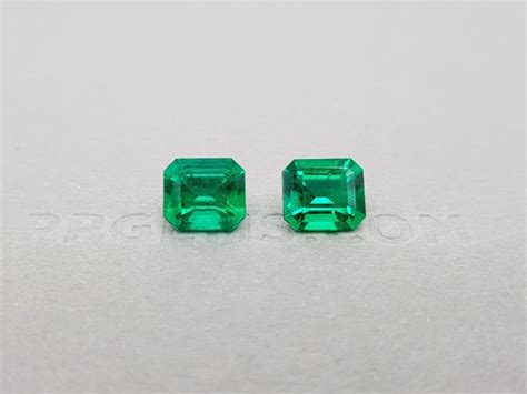 Buy Pair Of Colombian Emeralds 2 94 Ct From Muzo Deposit GRS For