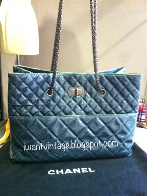 I Want Vintage Vintage Designer Handbags Chanel Reissue Patent