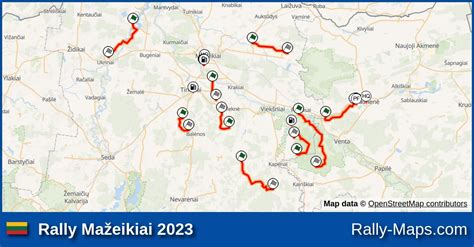 Mapy Zaplanuj Rally Mažeikiai 2023 LARČ RajdTrasa pl