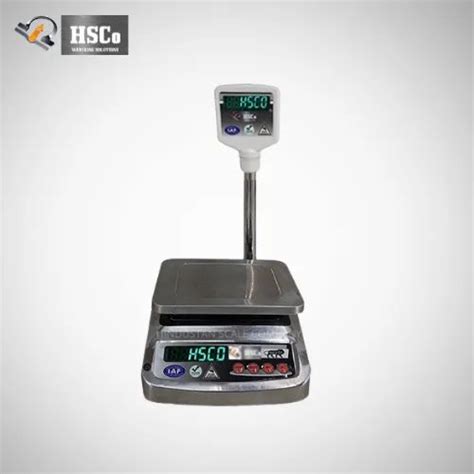 Electronic Tabletop Scale Stainless Steel Table Top Scales With Pole 5