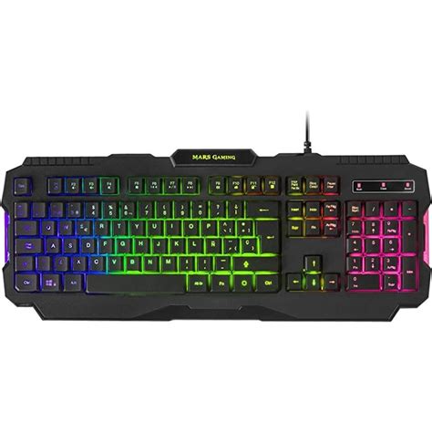 Teclado Gaming Mrko Rgb Mars Gaming Ofipapel