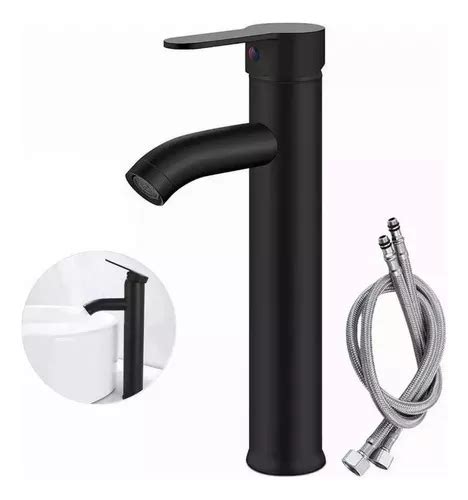 Llave Mezcladora Monomando Fregadero Lavabo Grifo Ba O Negro Mercadolibre