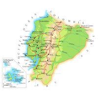 ecuador mapa turistico