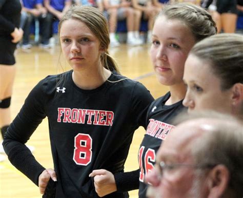 Snapshots North White Vs Frontier Volleyball Sports