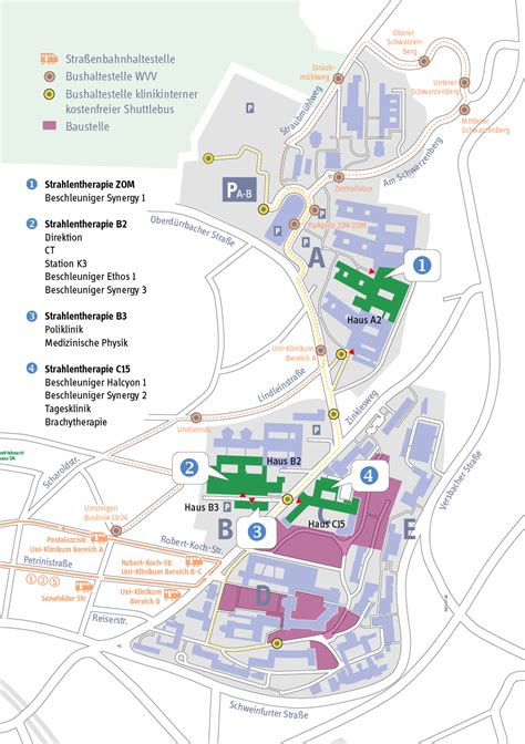 Universitätsklinikum Würzburg Strahlentherapie und Radioonkologie Anreise