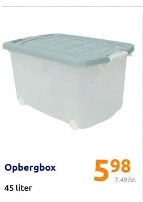 Opbergbox Aanbieding Bij Action 1Folders Nl