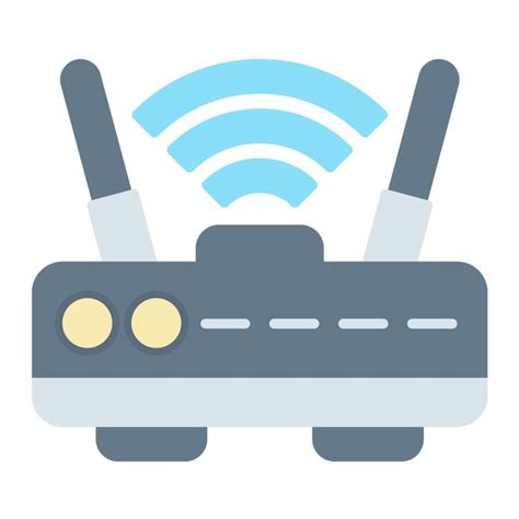 Premium Vector Wifi Router Vector Illustration Style