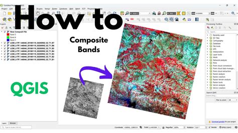 How To Make Composite Bands Using Qgis Raster Layer Stacking In Qgis