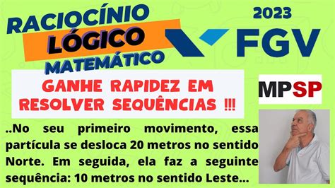 Fgv Racioc Nio L Gico Matem Tico Mp Sp Oficial De Promotoria I