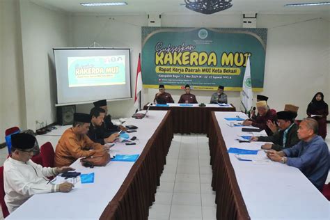 Mui Kota Bekasi Gelar Raker Di Wisma Kemenag Puncak Koran Bekasi