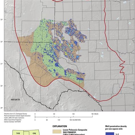 Map Of The Permian And Palo Duro Basins And Bend Arch Fort Worth Basin