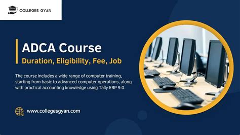 Adca Computer Course Eligibility Duration Job Salary