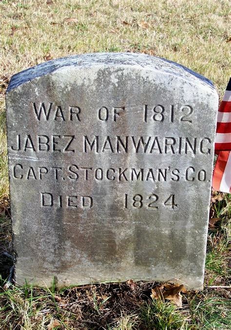 Jabez Manwaring 1775 1824 Find A Grave Memorial