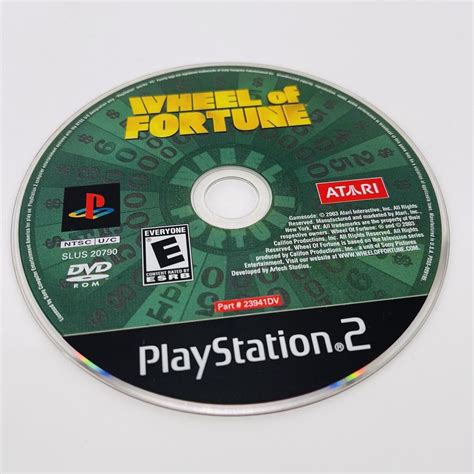 Wheel of Fortune Sony PlayStation 2 PS2