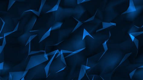 3D abstract digital technology blue animation on blue background ...