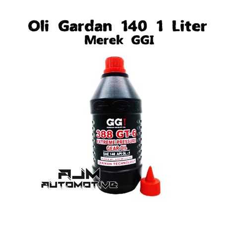 Jual Ggi Gear Oli Sae 140 Api Gl 4 Oli Gardan Oli Transmisi 1000ml