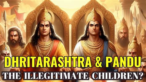 Story Of Dhritarashtra and Pandu's Illegitimate Birth - YouTube