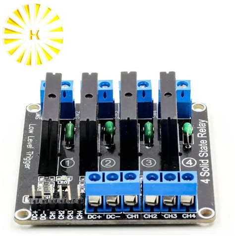 4 Channel 5V DC Relay Module Solid State Low Level G3MB 202P Relay SSR