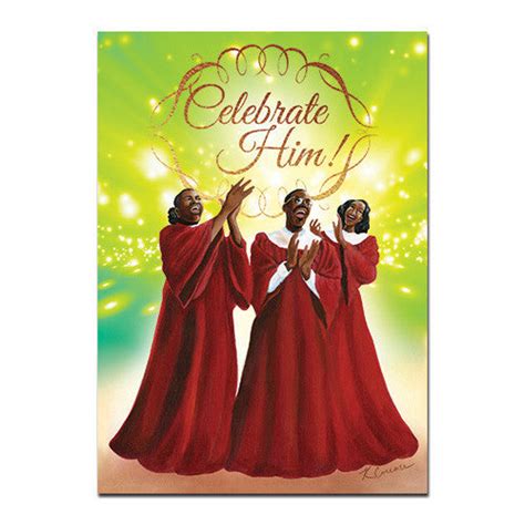 Celebrate Him African American Christmas Card Box Set The Black Art Depot