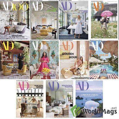 Architectural Digest Usa Full Year Collection Pdf Digital