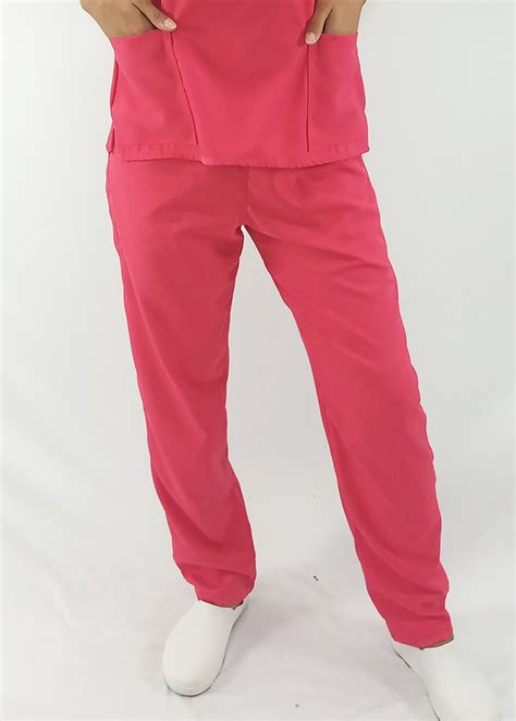 Cal A Rosa Pink Gabardine Scrub Pijama Cir Rgico Brancura