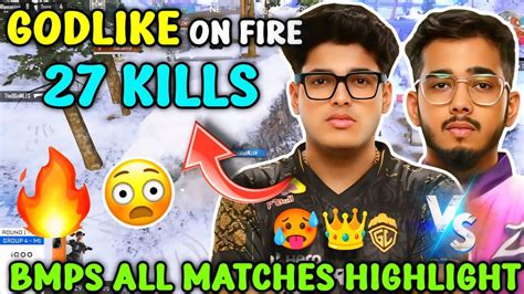 JONATHAN VS SCOUT GODLIKE ON FIRE GODL 27 KILLS BMPS ALL MATCHES